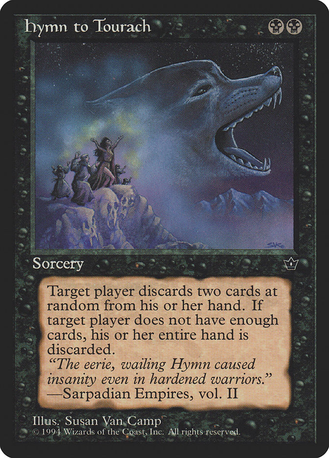 トーラックへの賛歌／Hymn to Tourach - MTGフレーバーテキストwiki